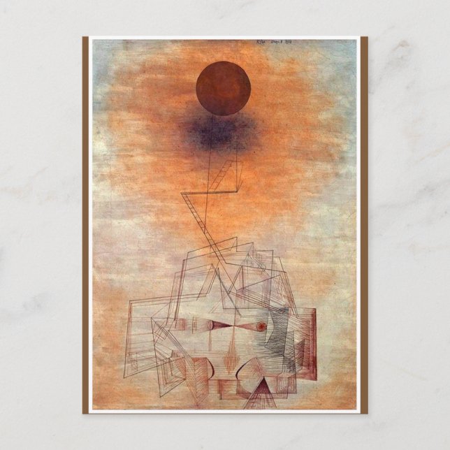 Postal Klee - Límites del Intelecto (Anverso)