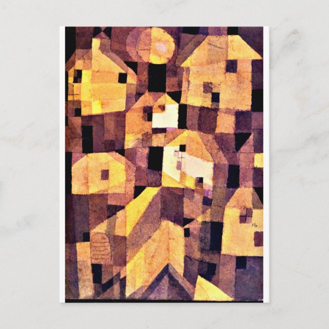 Postal Klee - Lugar otoño, 1921