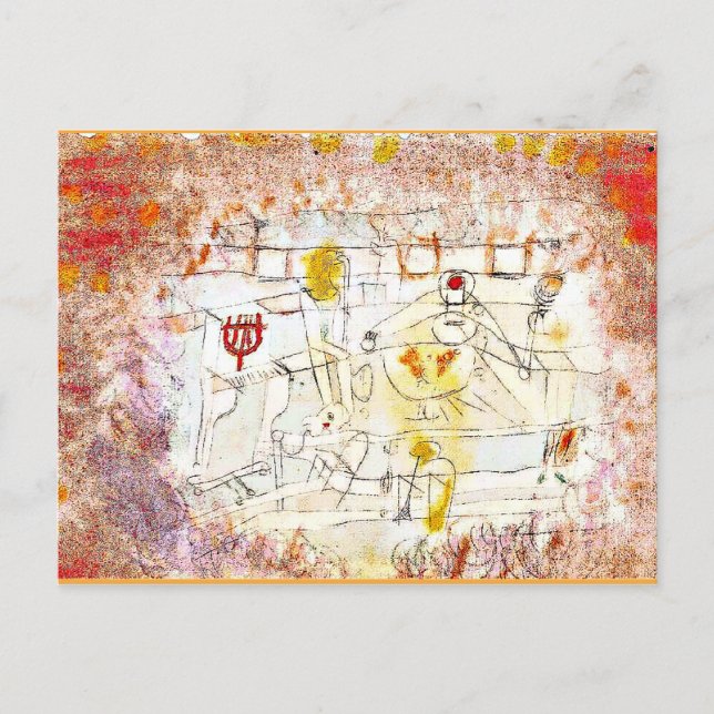 Postal Klee - Mal Banda (Anverso)