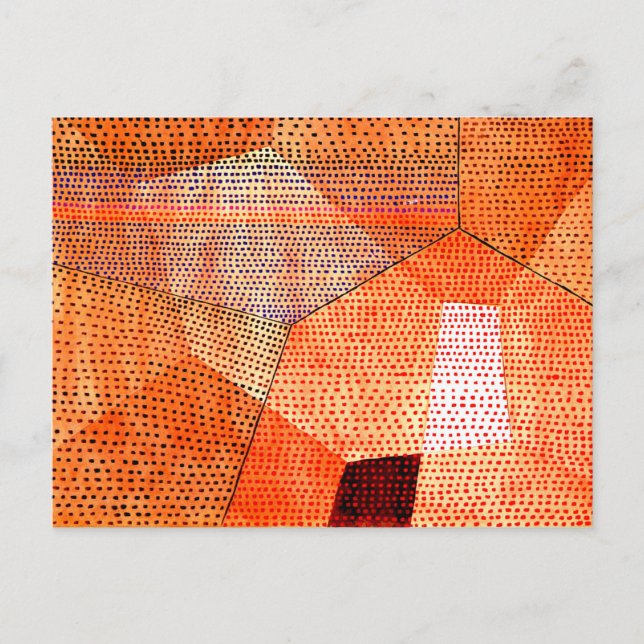 Postal Klee - Modelo 106, polifonía en color (Anverso)