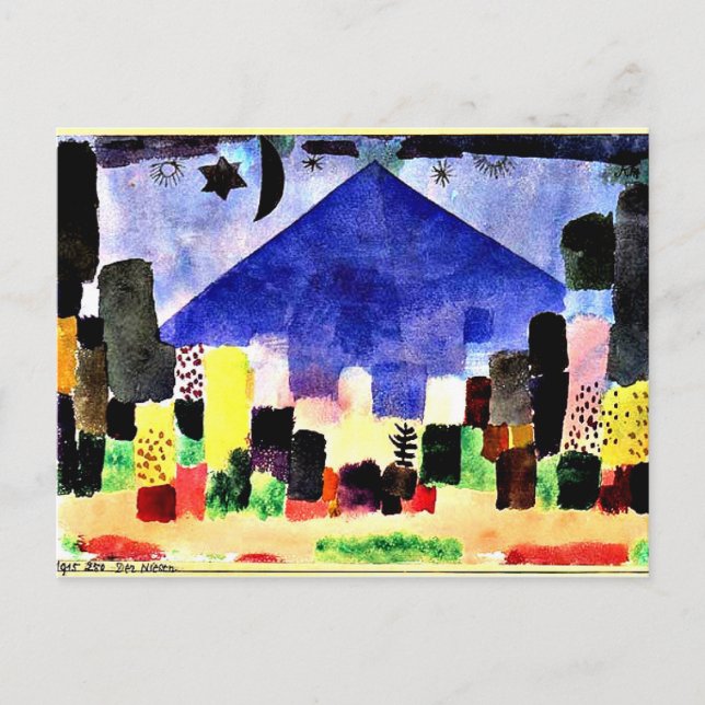 Postal Klee - Monte Niesen (Anverso)