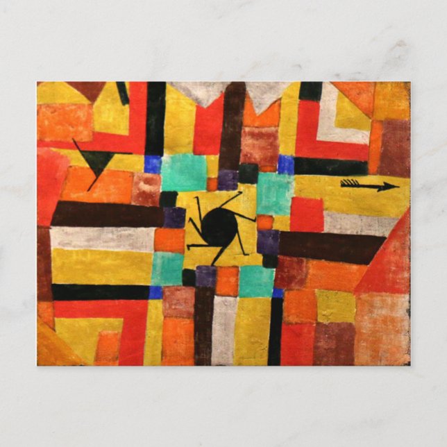 Postal Klee - Musee Aix grande (Anverso)