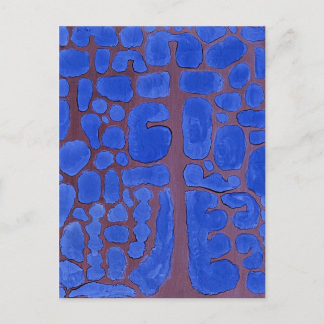 Postal Klee - Noche Tarde (Anverso)