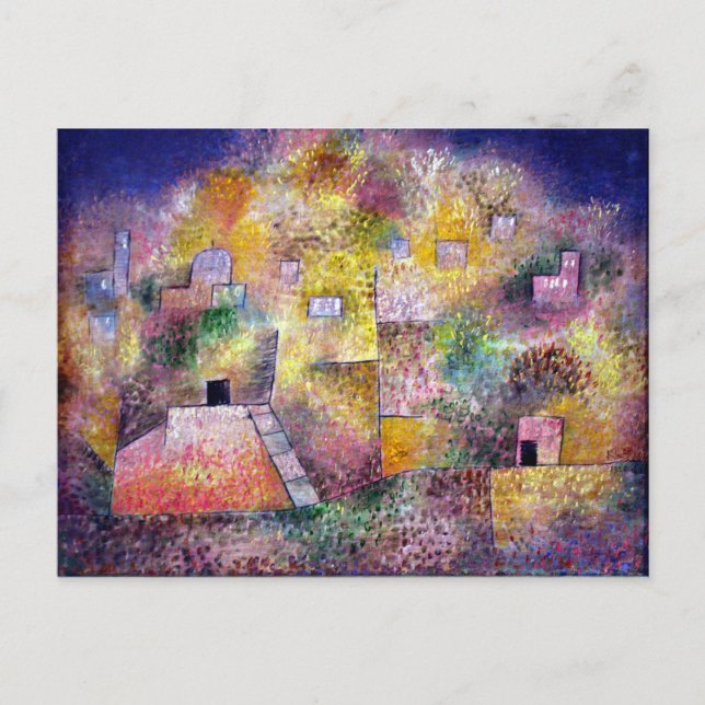 Postal Klee - Oriental Pleasure Garden (Anverso)