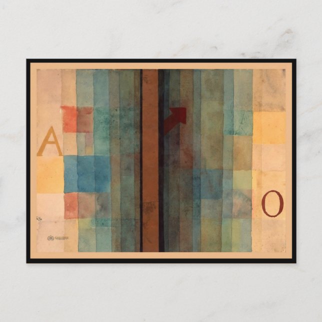 Postal Klee - Ouverture (Anverso)