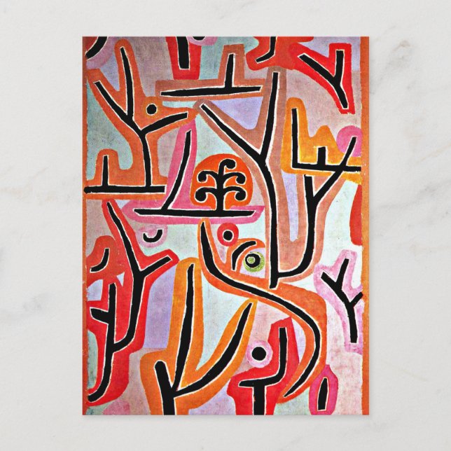 Postal Klee - Park Bei Lu (Anverso)