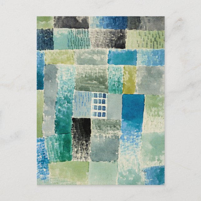 Postal Klee - Primera Casa en un Acuerdo (Anverso)