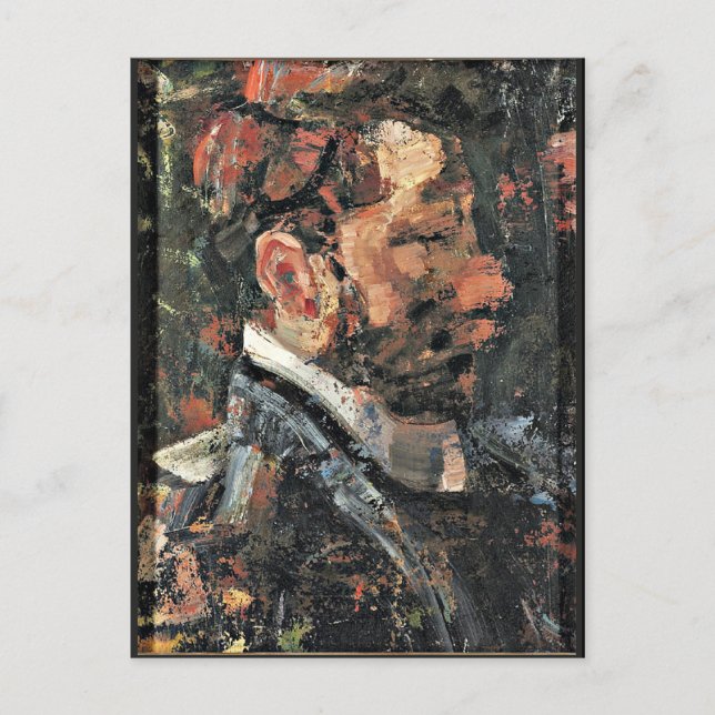 Postal Klee - Retrato de un hombre (Anverso)