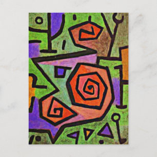 Postal Klee - Rosas heroicos,