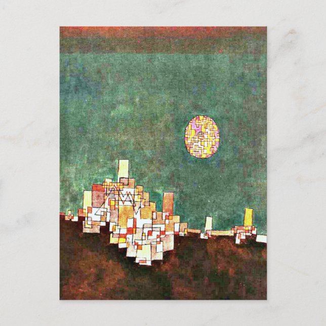Postal Klee - Sitio elegido (Anverso)