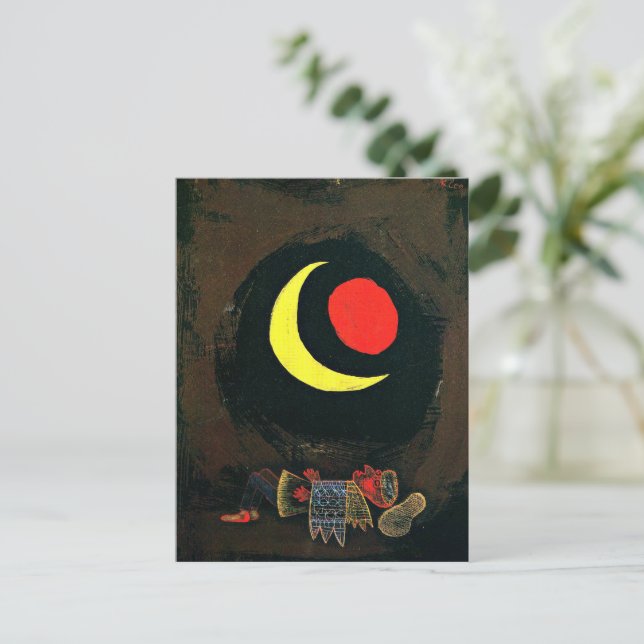 Postal Klee - Sueño fuerte (Anverso de pie)