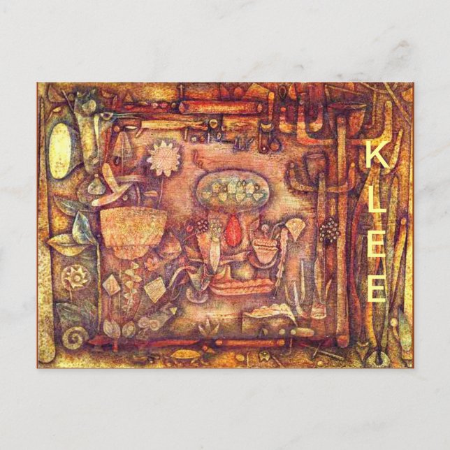 Postal Klee - Teatro Botánico (Anverso)