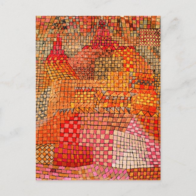 Postal Klee - Town Castle Kr (Anverso)