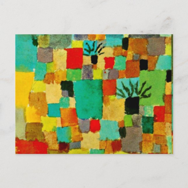 Postal Klee - Túnez meridional (Anverso)