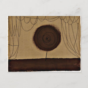 Postal Klee: Una flor actúa