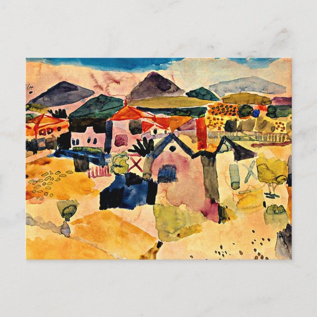 Postal Klee - Vista de Saint Germain (Anverso)