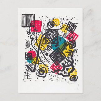 Postal Kleine Welten V (Small Worlds V) Wassily Kandinsky