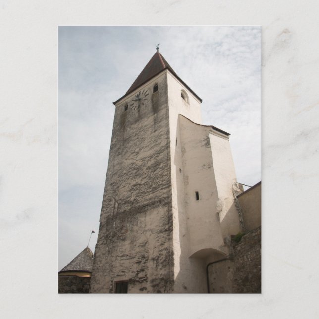 POSTAL KLEINER HAAGER SCHLOSSTURM UNTER BLAUEM HIMMEL (Anverso)