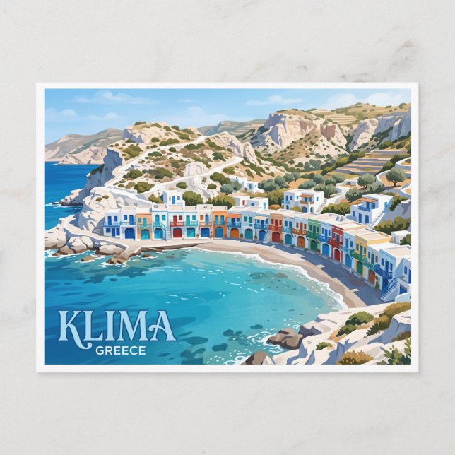 Postal Klima Grecia (Anverso)