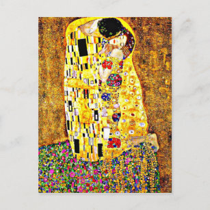Postal Klimt - El beso