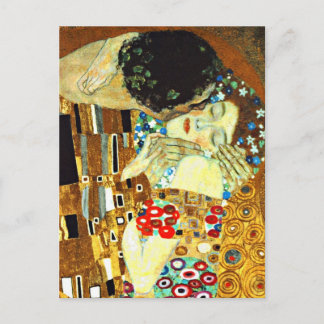 Postal Klimt - El beso