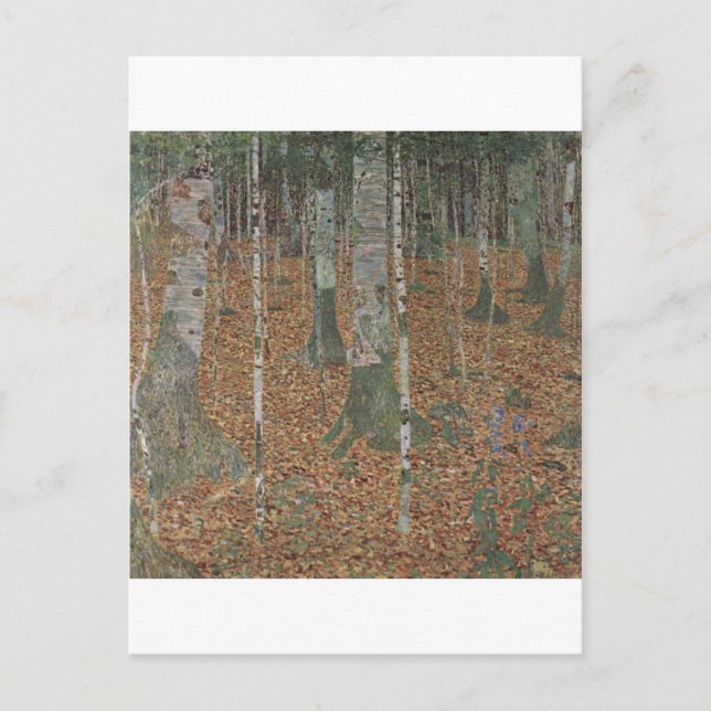 Postal Klimt, Gustav-Birkenwald (Anverso)