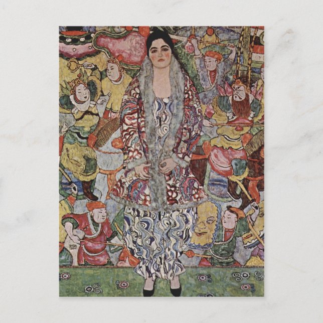 Postal Klimt, Gustav Portr?t der Friederike Maria Beer 19 (Anverso)