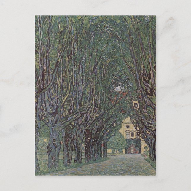 Postal ¿Klimt, Gustav Weg im Park von Schlo? Kammer 1912  (Anverso)