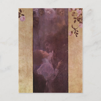 Postal ¿Klimt, Gustavo muere la técnica 1895 de Liebe? l