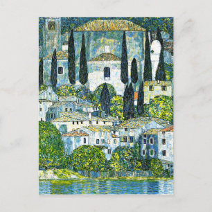 Postal Klimt - Iglesia de Cassone