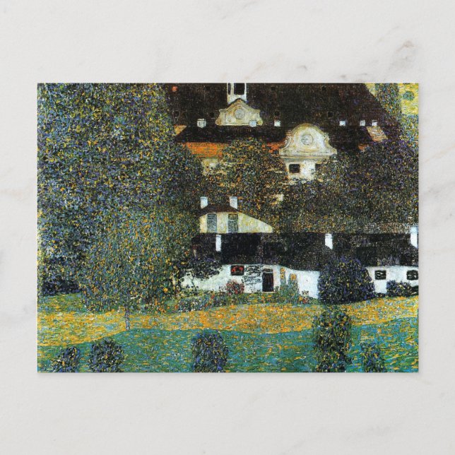 Postal Klimt - Schloss Kammer am Attersee II (Anverso)