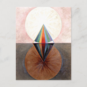 Postal Klint - El cisne, número 12, arte abstracto