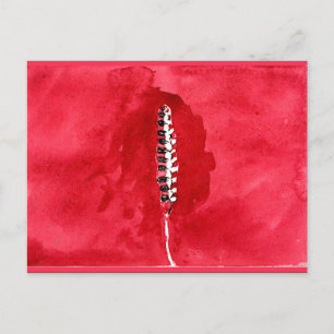 Postal Klint - En la visualización de flores y árboles, g