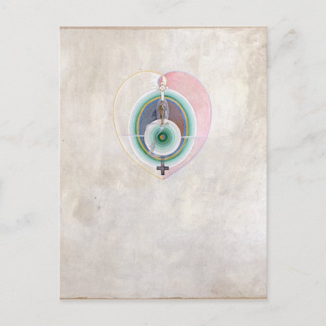 Postal Klint - La paloma Nº 11 (Anverso)