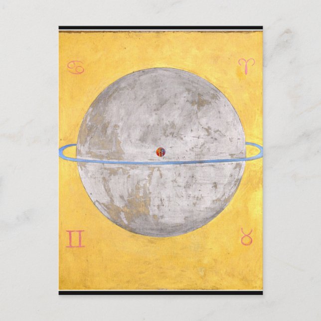 Postal Klint - La paloma Nº 12 (Anverso)