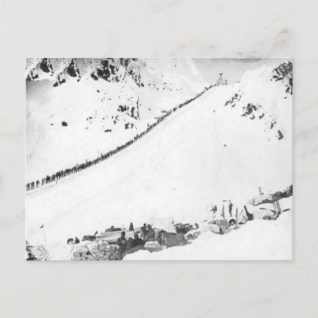 Postal Klondikers de Alaska (Anverso)