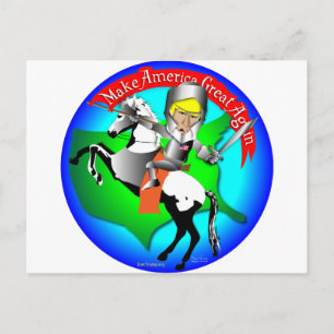 Postal Knight Donald Trump