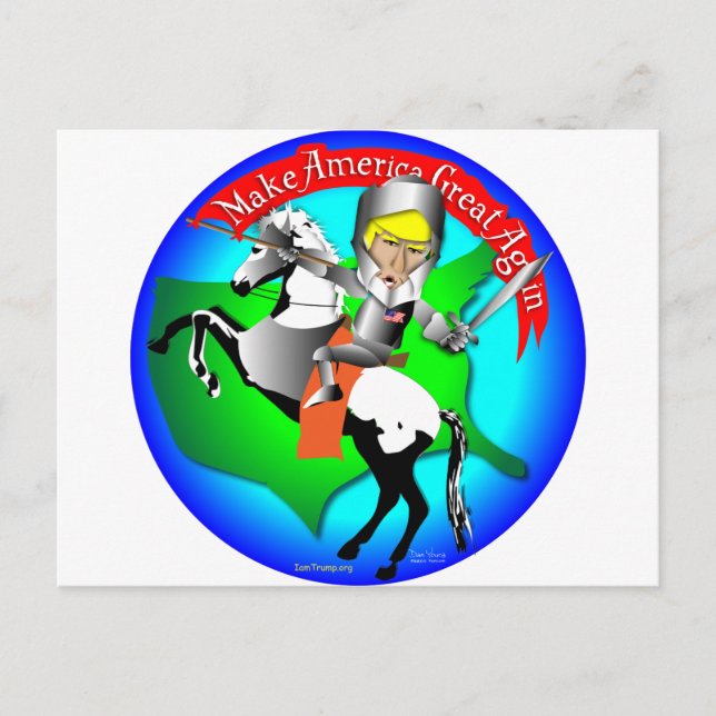 Postal Knight Donald Trump (Anverso)