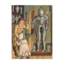 Knight en el Ilustracion Vintage de Armor
