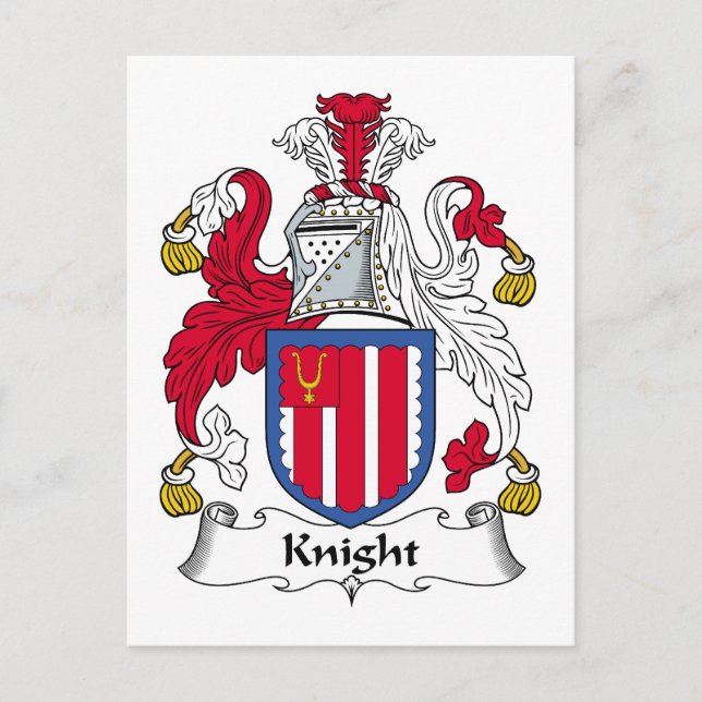 Postal Knight Family Crest (Anverso)