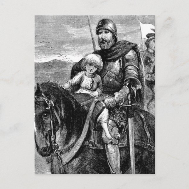 Postal Knight medieval (Anverso)