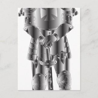 Postal Knight metalizado