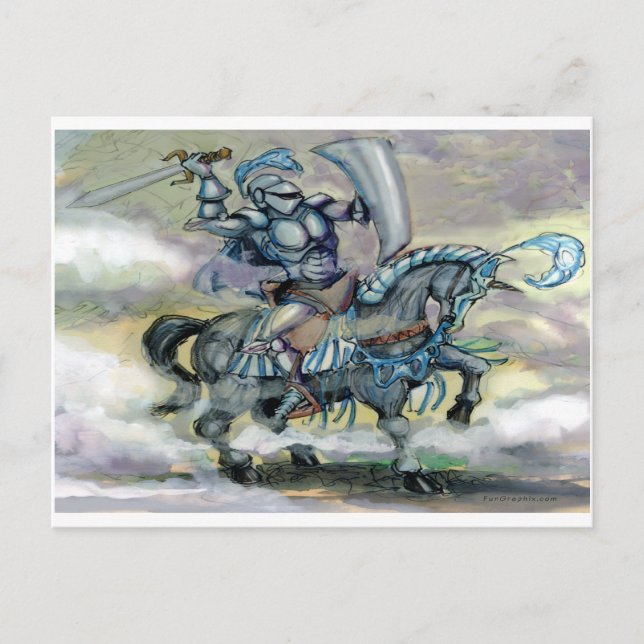 Postal Knight n Dragon (Anverso)
