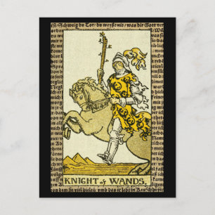 Postal Knight of Wands Tarot
