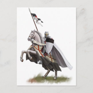 Postal Knight Templar montado