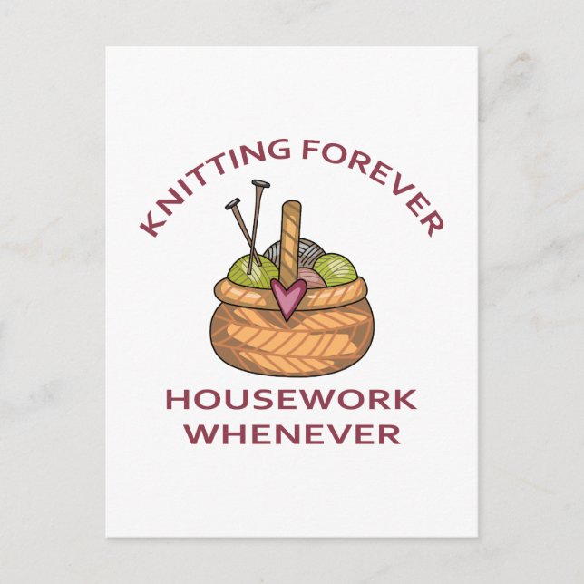 POSTAL KNITING FOREVER (Anverso)