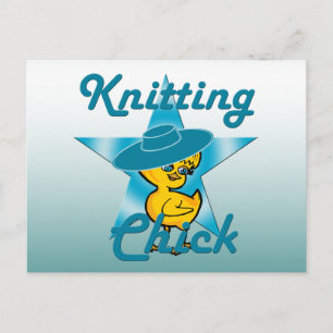 Postal Knitting Chick #7