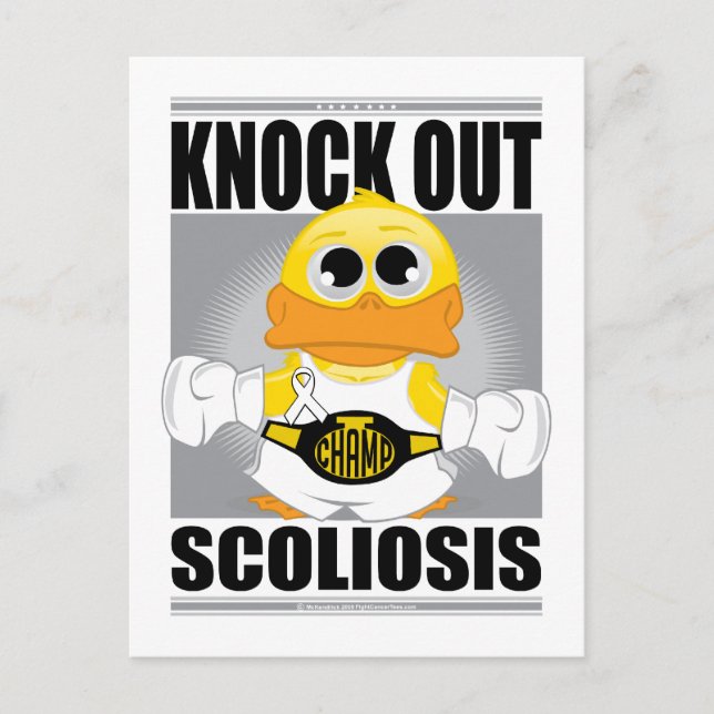 Postal Knock Out Scoliosis (Anverso)
