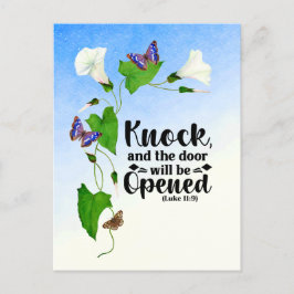 Postal Knock y la puerta se abrirá con la impresión de li