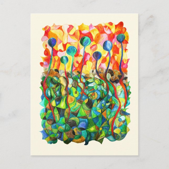 Postal Knospen (Anverso)